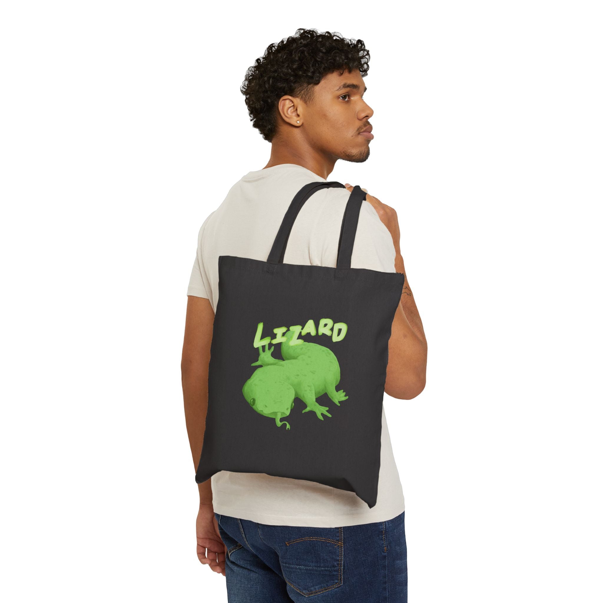 lizard tote bag
