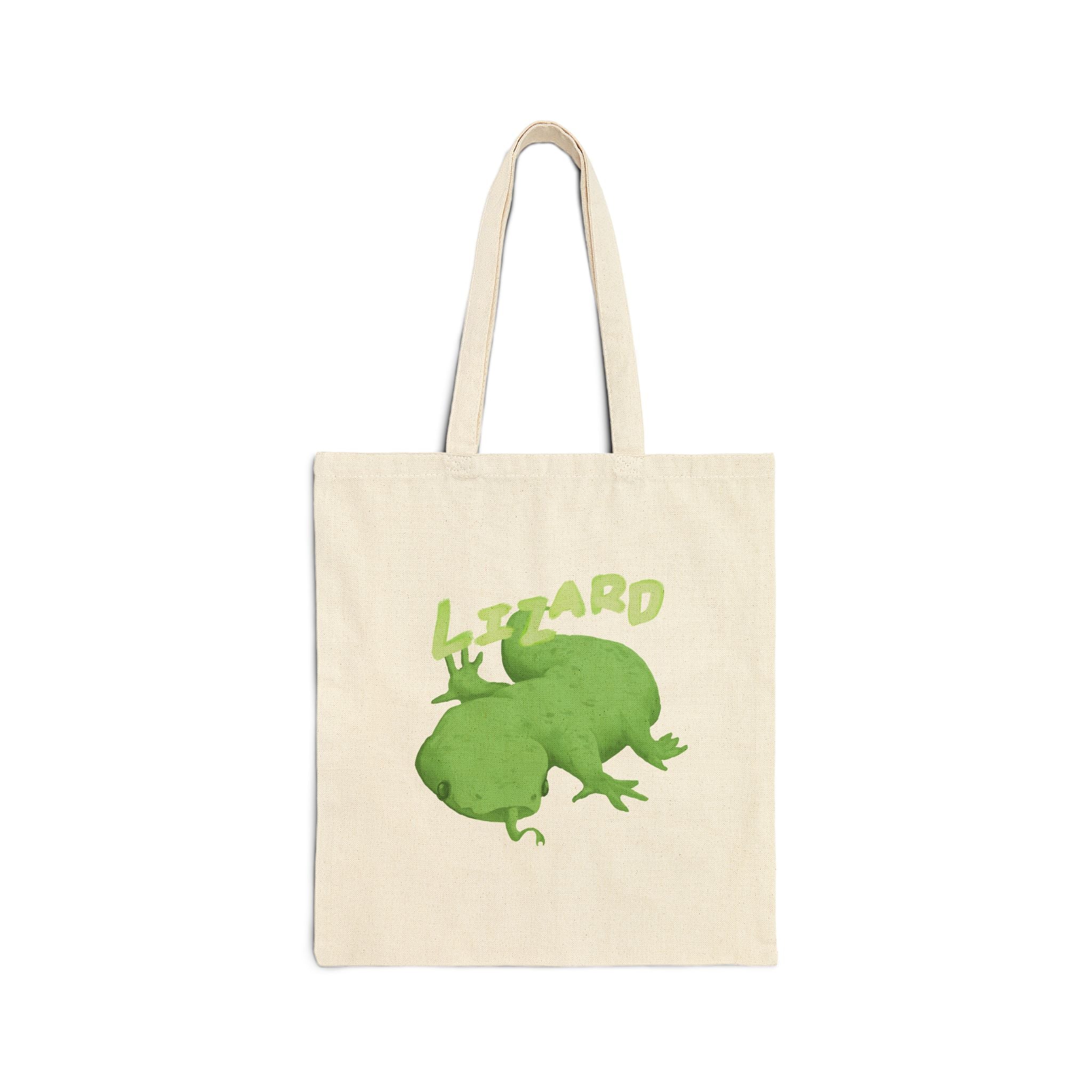lizard tote bag